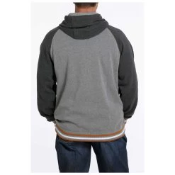 MWK1217007 Cinch Men's Pullover Hoodie - Heather Grey -Cowboy Shop MWK1217007 1