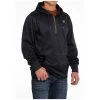 MWK1240001 Cinch Men's Navy Blue 1/4 Zip Fleece Pullover Hoodie