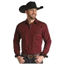 RMSOFR0EJ Panhandle Roughstock Long Sleeve Western Snap Shirt