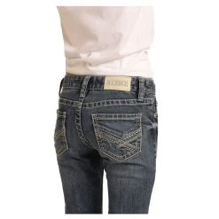 RRGD4MRZPK Rock And Roll Cowgirl Girl's Boot Cut Jean With Heavy Stitched Pocket -Cowboy Shop RRGD4MRZPK