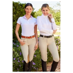 SD500QQ RJ Classics SADIE JR 37.5 Girls English Show Shirt- White With Daisies