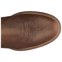 SE7530 Justin Men's Rendon Round Toe Cowboy Boot - Pecan -Cowboy Shop SE7530 2