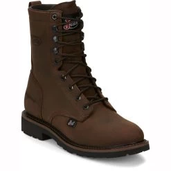 SE960 Justin Men's Drywall Wyoming Waterproof Lacer Work Boot