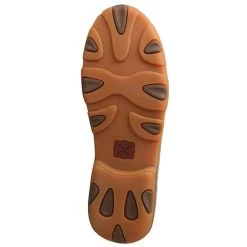 WDM0071 Twisted X Women’s Chukka Driving Moc With Burgundy Detail -Cowboy Shop WDM0071 2