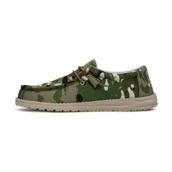40009-9CQ Hey Dude Wally Casual Shoe - Multi Colored Camo -Cowboy Shop camo2