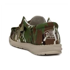 40009-9CQ Hey Dude Wally Casual Shoe - Multi Colored Camo -Cowboy Shop camo3