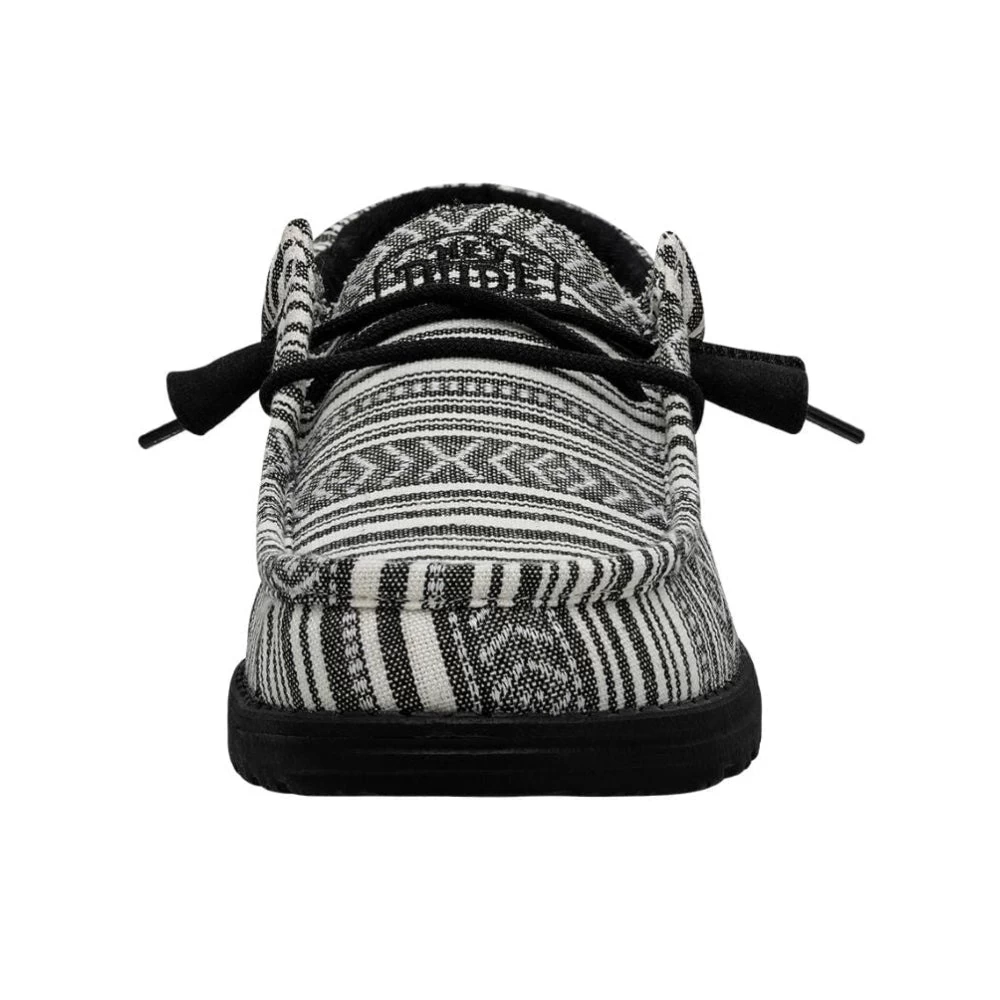 40017-0YB Hey Dude Wally Casual Shoe - Serape Black Gravel 2 40017-0YB Hey Dude Wally Casual Shoe - Serape Black Gravel - Image 2