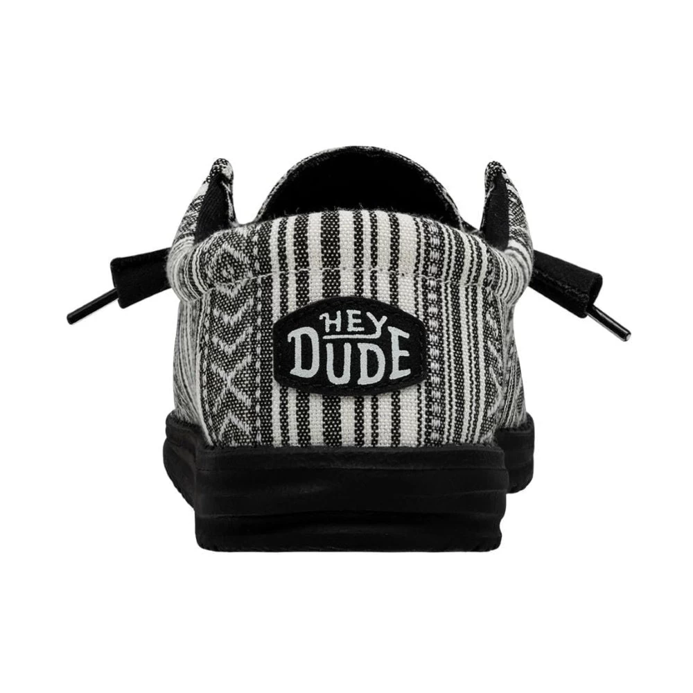 40017-0YB Hey Dude Wally Casual Shoe - Serape Black Gravel 3 40017-0YB Hey Dude Wally Casual Shoe - Serape Black Gravel - Image 3