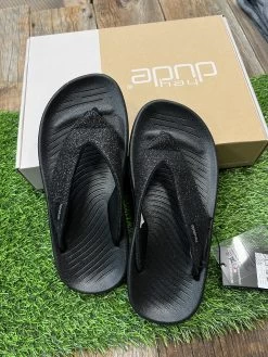 Hey Dude Meg Black Glitter Flip Flops - 122224907