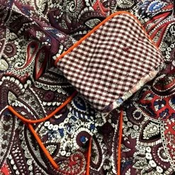 68297 Royal Highness Orange & Purple Paisley Western Show Shirt -Cowboy Shop image 20363