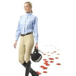 464893 Equistar Children's Pull On Breeches With Knee Patches