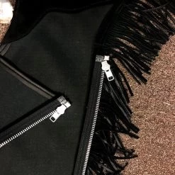 Wire Horse Chap Zipper Insert - Black Add 2 Inches To Your Chaps -Cowboy Shop image 22502