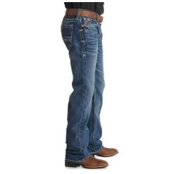 10027748 Ariat Men's M7 Rocker Straight Leg Low Rise Jean -Cowboy Shop image 23062