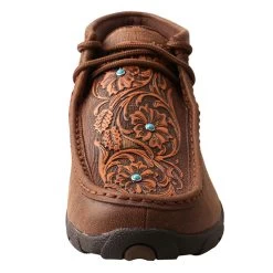 WDM0081 Twisted X Women’s Driving Moccasins – Brown/Tooled Flowers 7 WDM0081 Twisted X Women’s Driving Moccasins – Brown/Tooled Flowers -Cowboy Shop image 2385
