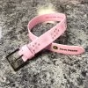 4607300 Girl's Gem Dandy John Deere Pink Silicone Belt