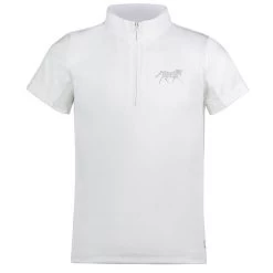 33299 Horze Lena JR Training/Show Combo Shirt White