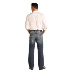 M0S3385 Rock & Roll Denim Men's Double Barrel Reflex Jeans Straight Leg