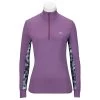 EL314 RJ Classics Ella Ladies’ Long Sleeve Icefil Schooling Shirt Grape Jam
