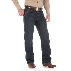 01MACRB Wrangler 20X Men's 01 Competition Jean - Advanced Comfort Color: Root Beer