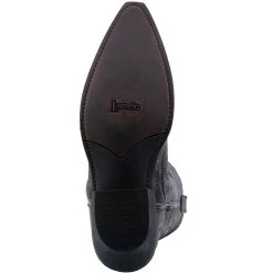 Dan Post 68407 Laredo Men's Garret Western Cowboy Boot Distressed Black Leather -Cowboy Shop image 38529