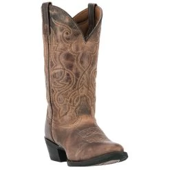 Dan Post 51112 Laredo Women's Maddie Tan Leather Western Cowboy Boot