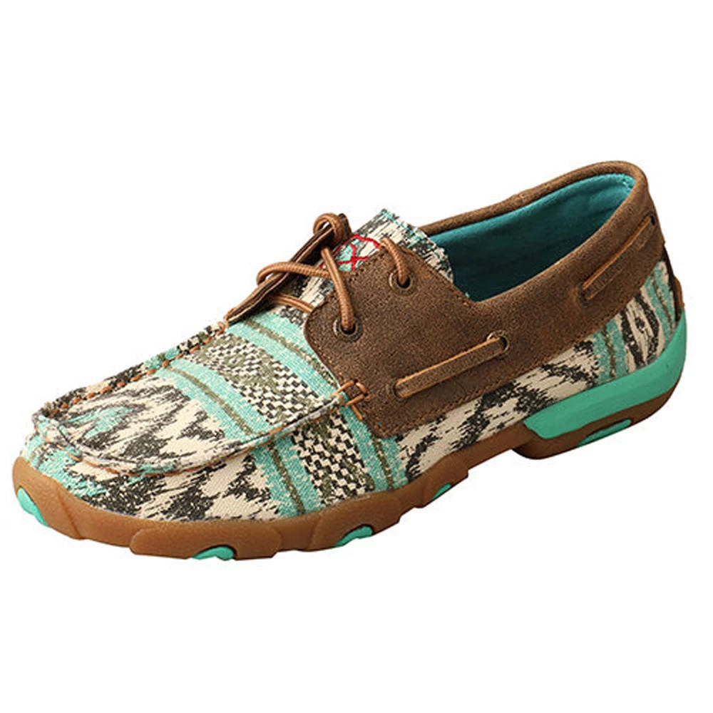 WDM0133 Twisted X Women’s Boat Shoe Driving Moc Multicolor 1 WDM0133 Twisted X Women’s Boat Shoe Driving Moc Multicolor