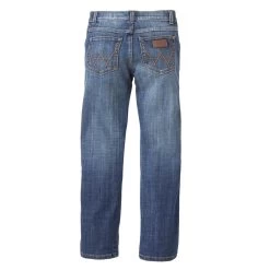88BWZAL Wrangler Boys Retro Slim Straight Leg Jean Color: Alpine