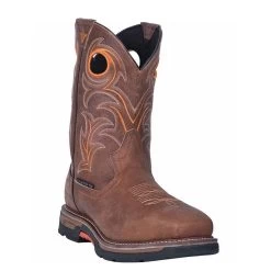 DP56414 Dan Post Men's Storms Eye Waterproof Square Toe Boot Brown