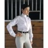 3100 Devon Aire Ladies Long Sleeve Nouvelle Stretch Show Shirt