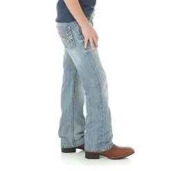 BRB47CN Rock 47 By Wrangler Boy's Boot Cut Jean - Country -Cowboy Shop image 45536 1 16088 2 14535