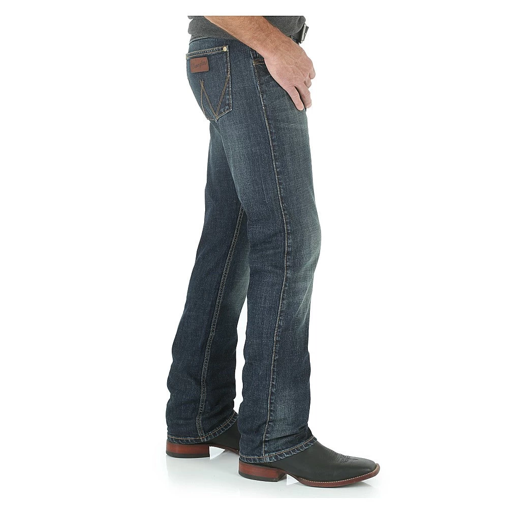 WLT88BZ Wrangler Men's Retro Slim Fit Straight Leg Jean - Bozeman 2 WLT88BZ Wrangler Men's Retro Slim Fit Straight Leg Jean - Bozeman - Image 2