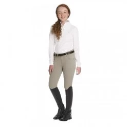 470184 Ovation Child's Euro Melange Breech - Neutral Beige