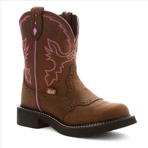 L9903 Justin Ladies Gypsy 8 Inch Aged Bark Western Cowboy Boot 1 L9903 Justin Ladies Gypsy 8 Inch Aged Bark Western Cowboy Boot