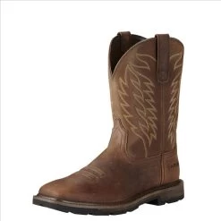 10020059 Ariat Men's Ground Breaker Western Work Boot