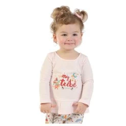 PQK484M Wrangler Baby Long Sleeve MY TRIBE Graphic Tee