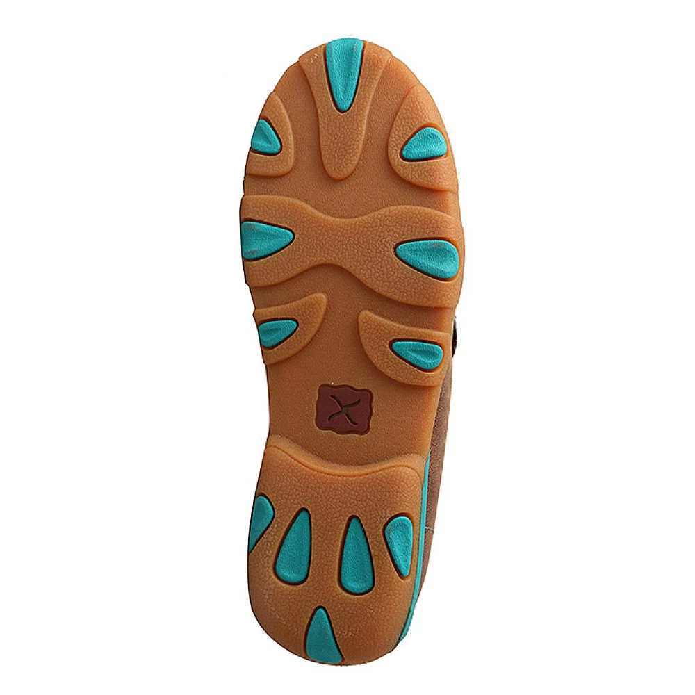 WDM0072 Twisted X Women's Driving Moc With Turquoise Detail 5 WDM0072 Twisted X Women's Driving Moc With Turquoise Detail - Image 5